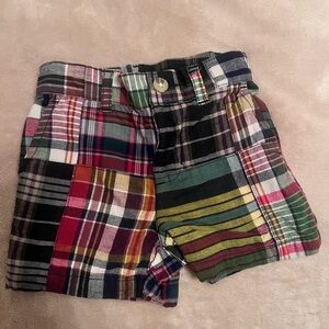 Infant boys Ralph Lauren plaid short size 9 months